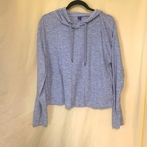 Size large Old Navy go-dry material cropped hoodie